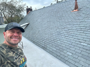 A beautiful tile roof displayed by a local Sandy Springs roofing contractor.. 