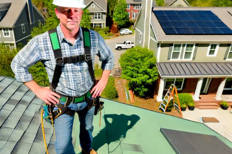 Brookhaven roofing contractor showcasing eco-friendly roofing materials.